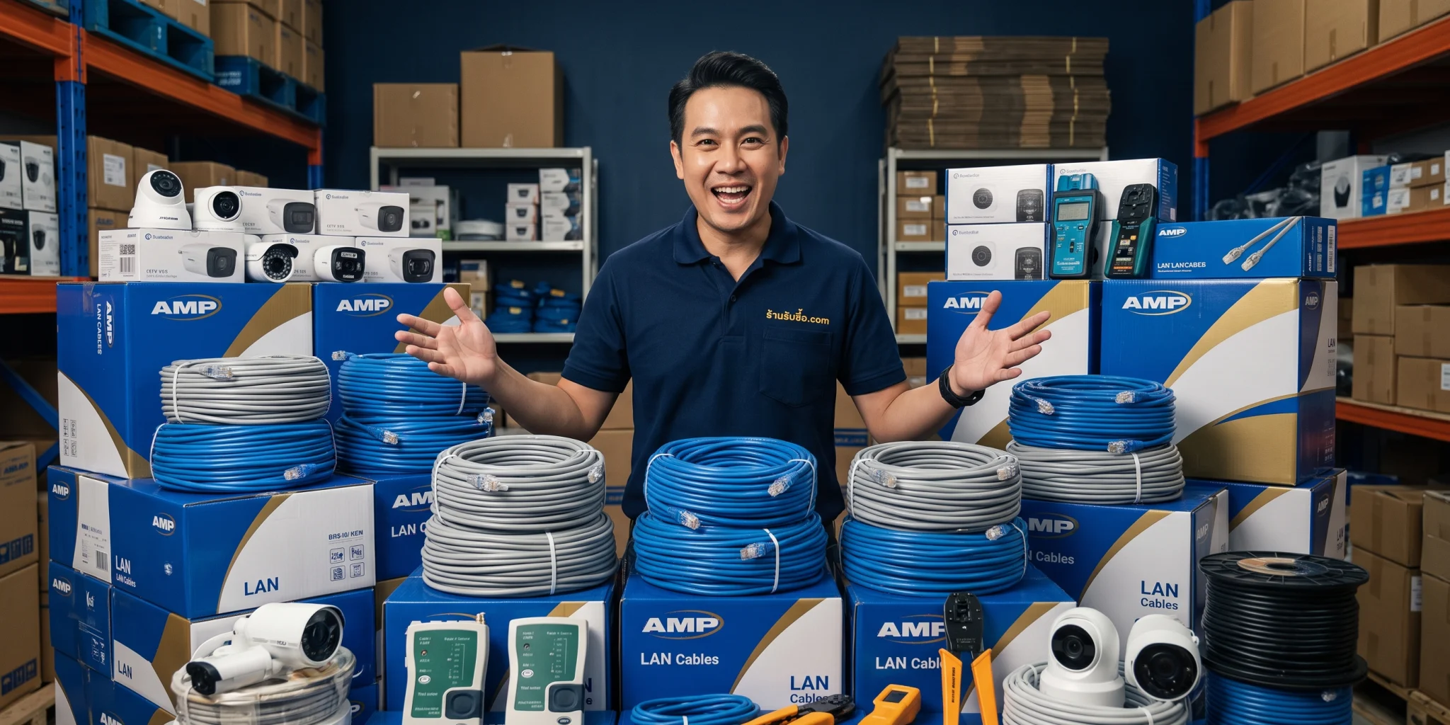 ภาพประกอบบทความ สาย lan amp